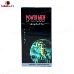 Bao cao su Powermen Cá Ngựa hộp 12 chiếc kéo dài thời gian chính hãng