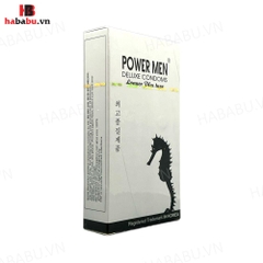 Bao cao su Powermen Longer Plus hộp 12 chiếc kéo dài thời gian chính hãng
