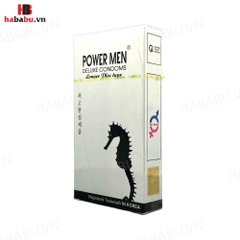 Bao cao su Powermen Longer Plus hộp 12 chiếc kéo dài thời gian chính hãng