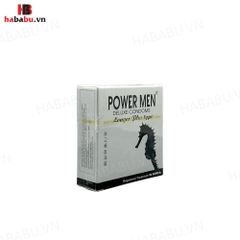 Bao cao su Powermen Longer Plus hộp 3 chiếc kéo dài thời gian chính hãng