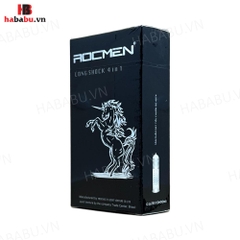 Bao cao su Rocmen Long Shock 4in1 hộp 12 chiếc kéo dài thời gian chính hãng