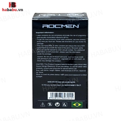 Bao cao su Rocmen Long Shock 4in1 hộp 12 chiếc kéo dài thời gian chính hãng