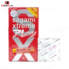 Bao cao su Sagami Feel Long hộp 10 chiếc kéo dài thời gian chính hãng