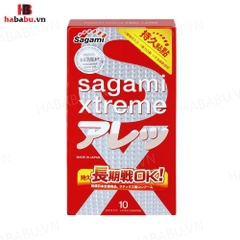 Bao cao su Sagami Feel Long hộp 10 chiếc kéo dài thời gian chính hãng