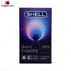 Bao cao su Shell Giant Entering 2 Bi hộp 10 chiếc tăng khoái cảm chính hãng