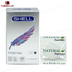 Bao cao su siêu mỏng Shell Intense hộp 10 chiếc chính hãng