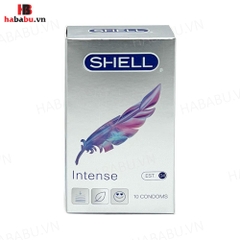 Bao cao su siêu mỏng Shell Intense hộp 10 chiếc chính hãng