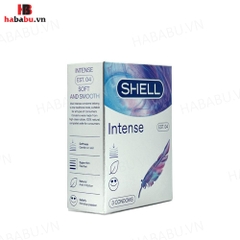 Bao cao su siêu mỏng Shell Intense hộp 3 chiếc chính hãng