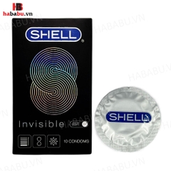 Bao cao su Shell Invisible hộp 10 chiếc kéo dài thời gian chính hãng