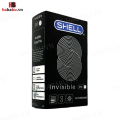 Bao cao su Shell Invisible hộp 10 chiếc kéo dài thời gian chính hãng
