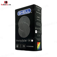 Bao cao su Shell Invisible hộp 10 chiếc kéo dài thời gian chính hãng