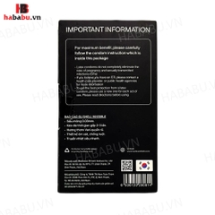 Bao cao su Shell Invisible hộp 10 chiếc kéo dài thời gian chính hãng