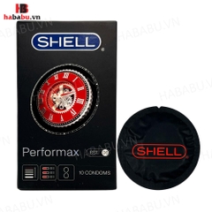 Bao cao su Shell Performax 6in1 hộp 10 chiếc kéo dài thời gian chính hãng
