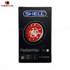 Bao cao su Shell Performax 6in1 hộp 10 chiếc kéo dài thời gian chính hãng