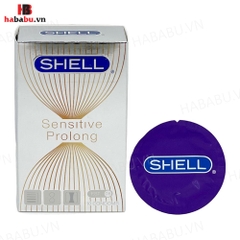 Bao cao su Shell Sensitive Prolong hộp 10 chiếc kéo dài thời gian chính hãng