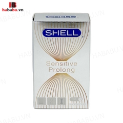 Bao cao su Shell Sensitive Prolong hộp 10 chiếc kéo dài thời gian chính hãng