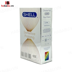 Bao cao su Shell Sensitive Prolong hộp 10 chiếc kéo dài thời gian chính hãng