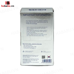 Bao cao su Shell Sensitive Prolong hộp 10 chiếc kéo dài thời gian chính hãng