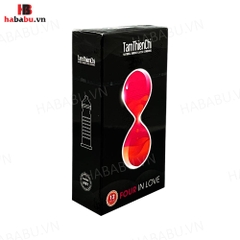 Bao cao su Tâm Thiên Chí Four In Love hộp 12 chiếc kéo dài thời gian chính hãng