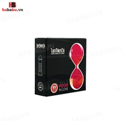 Bao cao su Tâm Thiên Chí Four In Love hộp 3 chiếc kéo dài thời gian chính hãng