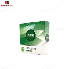 Bao cao su Tâm Thiên Chí Ultra Thin Longer hộp 3 chiếc kéo dài thời gian chính hãng