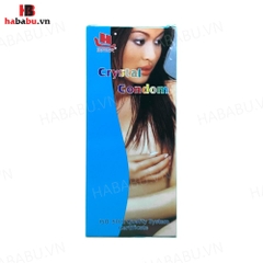 Bao cao su đôn dên Crystal Condom Gai Nhánh tăng kích thước chính hãng