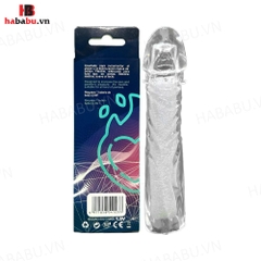 Bao cao su đôn dên silicone Đầu Gân tăng kích thước chính hãng