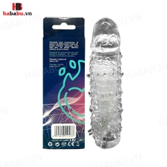 Bao cao su đôn dên silicone Vảy Cá tăng kích thước chính hãng