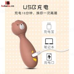 Chày rung Lilo Gấu massage chính hãng