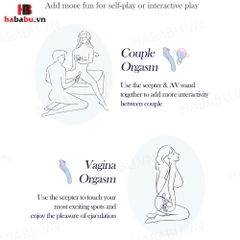 Chày rung hai đầu Drywell Queen’s Scepter massage chính hãng