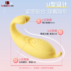 Chíp rung MizzZee Cá Voi remote massage chính hãng