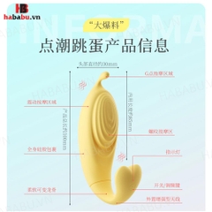 Chíp rung MizzZee Cá Voi remote massage chính hãng