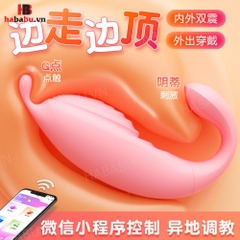 Chíp rung MizzZee Cá Voi remote massage chính hãng