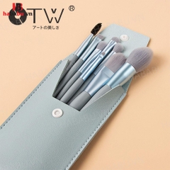 Bộ cọ trang điểm cá nhân 8 cây kèm bao da 70gr chính hãng