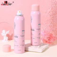 Dầu gội khô Luckyfine Washing Free Hair Spray Hồng 150ml chính hãng