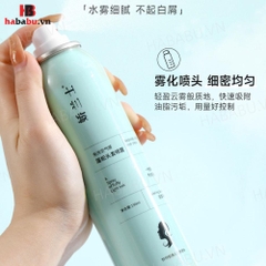 Dầu gội khô Luckyfine Washing Free Hair Spray Xanh 150ml chính hãng