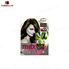 Dầu gội nhuộm thảo dược màu nâu Bolsa 30ml 10 gói chính hãng