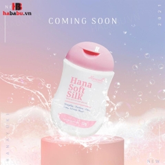 Dung dịch vệ sinh phụ nữ Hanayuki VB Soft Silk hồng 150gr chính hãng