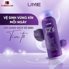 Dung dịch vệ sinh phụ nữ Ume Tía Tô 150ml chính hãng