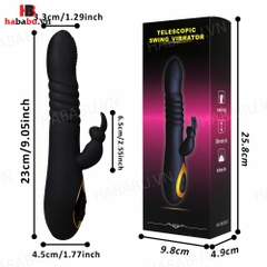 Dương vật giả Boqi Rabbit BQ587 đa năng chính hãng