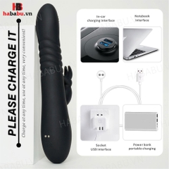 Dương vật giả Boqi Rabbit BQ587 đa năng chính hãng