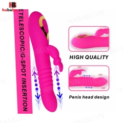 Dương vật giả Boqi Rabbit BQ587 đa năng chính hãng