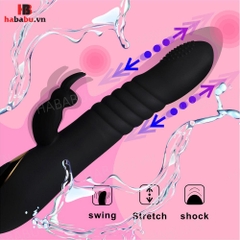 Dương vật giả Boqi Rabbit BQ587 đa năng chính hãng