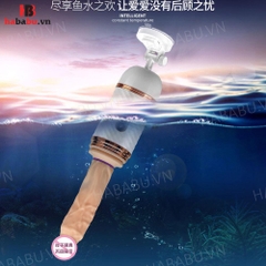Dương vật giả hít tường Dibe Cyclone Fire remote đa năng chính hãng