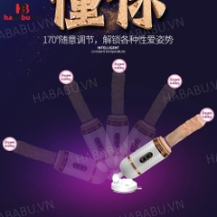 Dương vật giả hít tường Dibe Cyclone Fire remote đa năng chính hãng