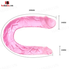 Dương vật giả hai đầu Baile Double Dong chính hãng