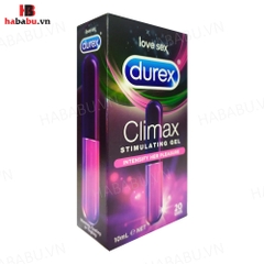 Gel bôi trơn tăng khoái cảm Durex Climax 10ml chính hãng