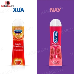 Gel bôi trơn hương dâu Durex Strawberry chai 100ml chính hãng