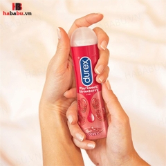 Gel bôi trơn hương dâu Durex Strawberry chai 100ml chính hãng