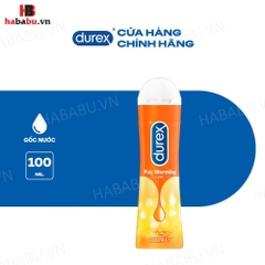 Gel bôi trơn tăng khoái cảm nữ Durex Play Warming 100ml chính hãng
